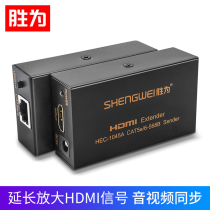 Shengwei hdmi extender to rj45 network cable extender signal enhancement amplifier network transmitter extender