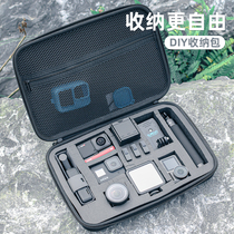 DIY Free Grid Digital Containing mobile hard drive kit accessories for large territory Lingering 2 mobile phone holder sports camera bag Large capacity Multi-functional tool containing box portable travelling bag