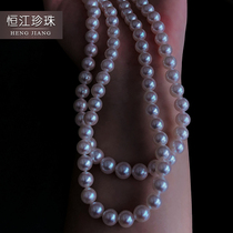 Hengjiang Beihai Nanzhu Zhengyuan strong light seawater pearl necklace for Mothers Day akoya send certificate