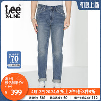 Lee XLINE 22 spring summer new product 731 comfortable and small straight foot blue male jeans LMB1007312VA-860
