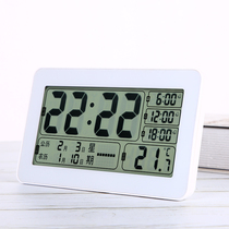 Alarm clock students silent creative simple bedroom bedside calendar electronic clock multi-function alarm clock luminous small clock