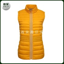 Special 2020 autumn and winter new Korean golf suit WOMEN stand collar warm down vest GOLF