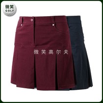 Korea ELL * special price 2021 Autumn New fold Sports GOLF uniform womens half skirt GOLF