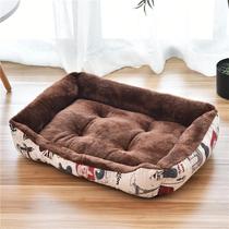 Kennel Four Seasons Universal anti-bite pet mat winter warm Teddy medium and small dog sleeping mat dog bed cat den
