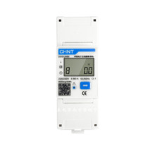Chint single-phase rental house fire meter mini electric meter DDSU666 2p wide 220V rail type electric energy meter Kunlun