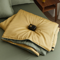 20% Soy Summer Pure Color Minima Day Silk Summer Cool Quilt by double 1 8m bed and summer quilt with sheet four sets of air conditioning