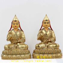  The Buddha statue of the disciple of Zongkhaba is seven inches(22 cm) high made by Thar Temple in Qinghai such as dharma and auspicious