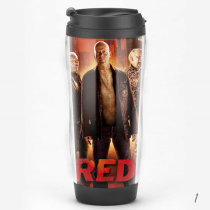 Cinema cinema gift customization Red flame battlefield Bruce Willis surrounding souvenir water cup