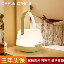 Op eye protection night light baby soft light baby plug-in nursing eye protection sleep bedroom bedside lamp night colorful