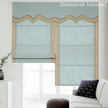 Nordic modern pure color of the curtain lifting curtain roma curtain bedroom bedroom room curtain D200