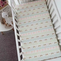 Yazan 2021 new six-layer gauze cool mat freshman crib single kindergarten cushion sheet 80 * 130 childrens mattress