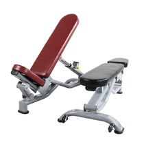 Baisheng commercial adjustable dumbbell stool bench bench bench upper slope downward slope shoulder stool right angle stool small bird bird fitness