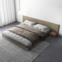 Tatami bed modern simple 1 2 meters household single bed 1 5 small apartment bedroom Japanese bed frame floor low bed