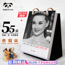 Audrey Hepburn Peripheral Desk Calendar 2021 Week Calendar Event Art Desktop Creative Birthday Christmas New Year Gifts