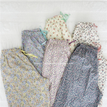 2 Less 5 Yuan Han Department Little Broken Flowers Sleeping Pants Lady Home Sleeping Pants Embroidery Lace full of Nana manna Spot