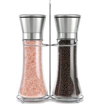High-grade stainless steel ceramic grinding core Black pepper grinder Household grinding powder bottle sea salt mill thickness adjustable