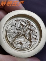 Aqi Buddha mother Round 3 8cm brass wipe mold wipe Buddha amulet no spot need to book