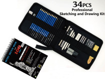 Brush set gift box art student special professional water soluble pencil beginner graffiti hand-painted tool pen box