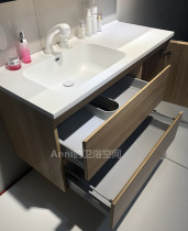 Little Red Book recommended can be customized Nordic simple bathroom cabinet combination toilet washbasin wash table bathroom cabinet