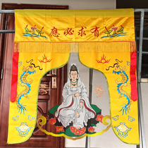 Buddhist Portal Buddhist tent Buddhist Tent Taoist God Tent 1 2 3 m Longmens tent Manna Door Curtain Buddha Hall Decorated With a Banner Banner
