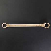 Explosion-proof tool copper wrench aluminum bronze double-ended mei wrench double-ended dull wrench sparking-free public safety equipment