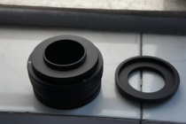 Switching ring :M58-M42 Surface matt handling aluminum alloy does not include focusing barrel