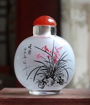 Interior painting snuff bottle Fragrant Orchid