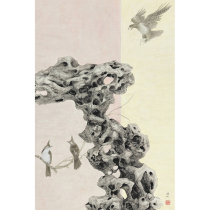 (Focus on Exemption) Contemporary Young Artist Meng Xiangli (Ask 2) Limited Edition Painting Antique National Tide