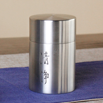 Handicrafts Clean tea cans Master of Arts and Arts Li Zussen works Yunnan old pure tin 999