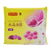 Wan Chai Wharf purple potato Crystal glutinous rice dumplings instant breakfast snacks 6 packs 120 dumplings yuanxiao New Year goods combination