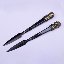 Bronze Miller Longquan Pu Tea Knife Tea Needle Pu-knife Handmade Steel Craft Tea Tapercus Non-Damascus