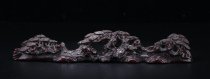 Red sandalwood pine branch pen frame room ornaments Wood Wen play kuangde auction x2128