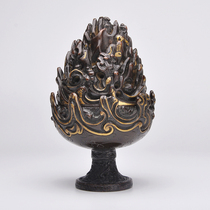 Chen Zheng - sheng Master Chen Zheng - sheng non - genetic heritage of Suzhou Chocolate Furnace bronze furnace