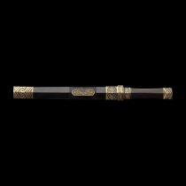 Mo Dry Sword-Hundred Refining Black Sandalwood Bronze Dress Floral Sword (short) Zhejiang Provincial Master Ji Satoshi unopened