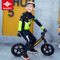 Santic Sen Getaway 19 New Pint Children Balance Car Training Riding Long Pants Breathable high-bounty Scooter Pants