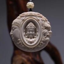  Between thoughts Guanyin Tathagata Mammoth tooth pendant brand Couple pendant brand Buddha pendant Car pendant Gift collection