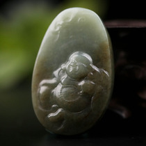 35 64g and Tian jade pendant laughing Buddha pendants full and deliriable