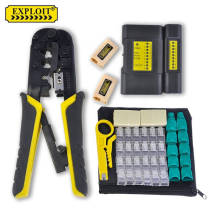 Pioneering EXPLOIT Multi-function ratchet network cable pliers set Crimping pliers Network cable Network wiring repair network cable