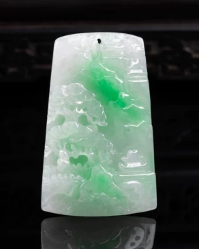 翡翠高冰种山水牌-翡翠高冰种山水牌促销价格、翡翠高冰种山水牌