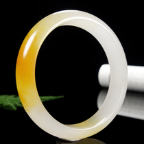 High-end collection of a little red Yunnan Longling Huang Yu Everything Happy  jade bracelet hz00244