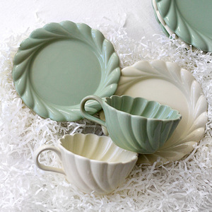 春莱初春系列陶瓷咖啡杯套装创意欧式家用下午茶杯早餐杯马克