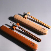 Silver chopsticks 999 foot silver household solid Chinese yellow sandalwood chicken wing wood chopsticks practical silver tableware