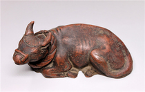 Interesting collection] Edo period ancient preparation pre-burning Meiwen Wenfang home furnishings old kiln firewood burning ornaments
