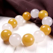 Yunnan Longling Huang Yu Longling Yu Ice Clean Jade string hz00831