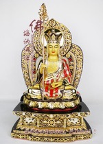  Taiwan pure bronze Lotus base Gold Buddha Shakyamuni Buddha Saha Three Saints SC12 King of Tibet Bodhisattva Buddha Statue