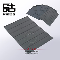 Stamp collection book inside page Philatelic book loose leaf inner core double protection thick 300g double-sided black cardboard black bottom 7 lines