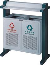 Outdoor stainless steel trash can large classification environmental protection peel bucket Park municipal sanitation trash can community storage bucket