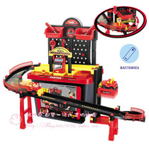 Export European and American emulated electric repair car yard tools Taipeijia Toys containing box Xiongcheng 503