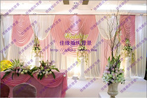 Wedding background props scene arrangement wedding new stage background gauze wedding creative supplies 3*6