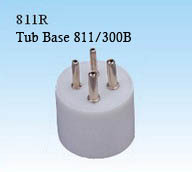 Four leg tube base 811R white porcelain cup Electronic Tube seat applicable electronic tube model 811300B porcelain tube seat